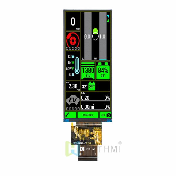 Buy 4.8 inch IPS wide temperature TFT LCD module display / 480x1120 dot matrix high resolution / color screen module / RGB interface / STM32 at wholesale prices