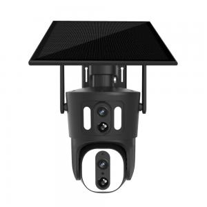 China 360 Panoramic View Solar Powered Security Camera With Remote Monitoring on sale