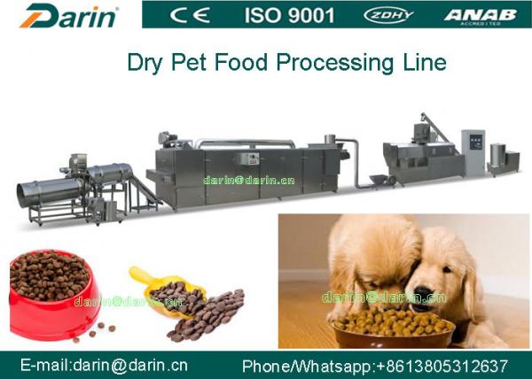 Buy High Efficiency Automatic Pet Food Extruder machine for fish feed at wholesale prices