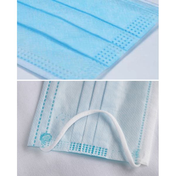 Latex Free Disposable Dust Mask , Medical Grade Mask 3 Ply Easy To Breath