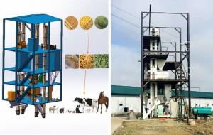China Cattle Pig Livestock Feed Production Line 5 Ton Per Hour Maximum Output on sale