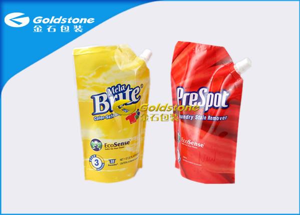 Buy Custom Design Stand Up Pouch With Spout Washing Detergent Powder Packaging at wholesale prices