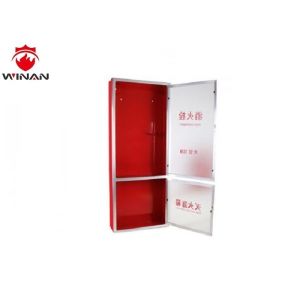 China Single Jacket Hose Recessed Fire Hose Reel Cabinet For Fire Extinguisher on sale