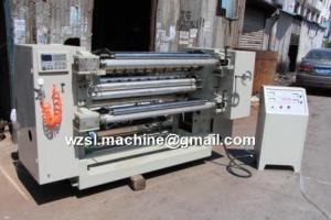China Magnetic power slitter rewinder machine , Auto tension control Film Slitting Machine on sale