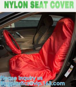 Quality Reusable Cars Accessories,  Nylon Car Seat Covers, Universal For Car Shops, Steering Wheel Cover Fabric for sale