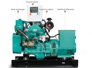 China 12kw Cummins Marine Diesel Genset With 4bt3.9 Diesel Engine ISO9001 Compliant on sale