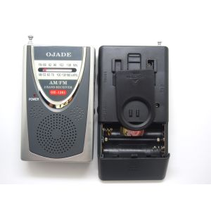 China DC Power Supply AM / FM Radio Portable Pocket OEM Gift Radio on sale