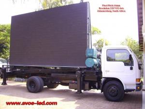Quality P16mm 2R1G1B Mobile Truck LED Display Portable Led Signs Super Slim for sale