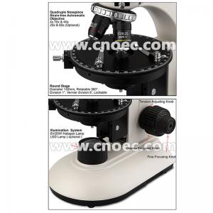 Quality 40x - 400x Laboratory Research Polarization Microscope Binocular Halogen Lamp A15.2604 for sale