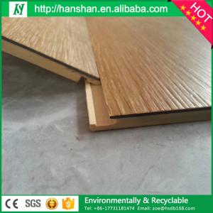 Quality Plastic Flooring Type LVT luxury interlocking vinyl plank floor  tiles for sale