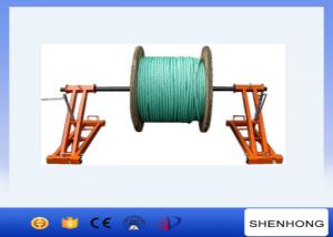 China Portable Scissor Lift Cable Drum Jacks 4 Ton 1800mm Max. Drum Width on sale