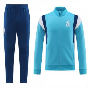 Quality Sky Blue Soccer Team Tracksuits Polyester Football World Cup Track Suit for sale