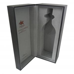 Quality Flip Lid Box Wine Gift Packaging  Box With Flocking Blister Insert for sale