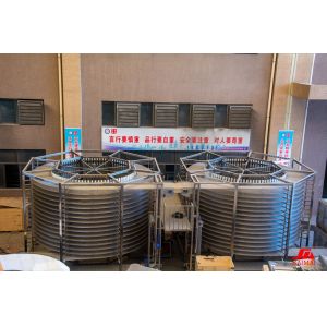 Buy cheap ISO Food Safety Double Spiral Baking Cooling Towers from wholesalers