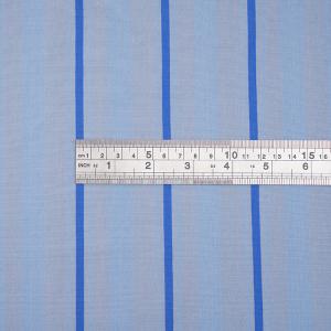 China Mercerized Cotton Striped Knit Fabric Soft 95 Cotton 5 Spandex 175cm Width on sale