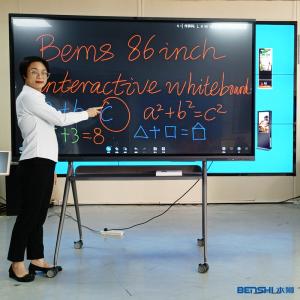 China 75 Inch 4k Android Smart Interactive Whiteboard TV HD Ultra Digital Screen on sale