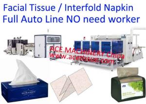 Quality V Fold Hand Towel Machine With Auto Transfer To Paper Towel Packing Machine for sale