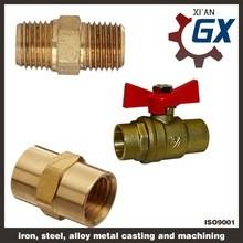 Quality Cast NPT Full Port Private Label on Handle Two Ways Brass Ball Valve for sale