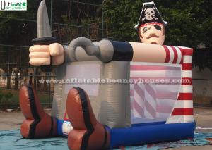 Quality Fire Retardant Toddler Inflatable Bouncing Castle Of Pirate Jack Theme for sale