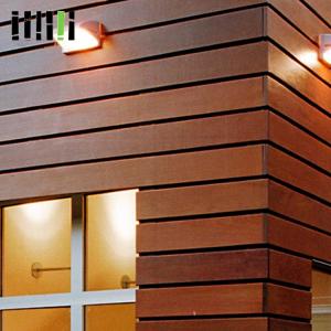 Quality Wood Wall Cladding Panels , Exterior Wooden Wall Tiles 5 Years Warranty for sale
