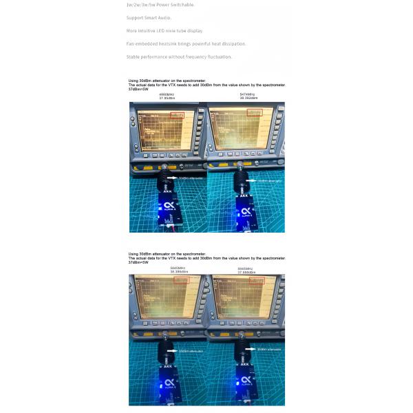 5.8-6.0GHz 5W High-Power Analog Video Transmitter for Long-Range FPV Drones