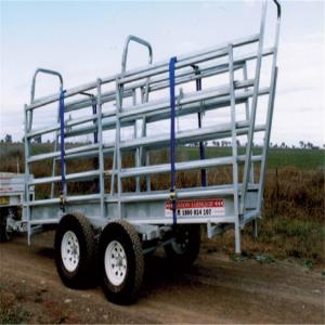 Quality Australian Galvanized Cattle Loading Ramp / Mobile Cattle Loading Ramp Easy Installing for sale