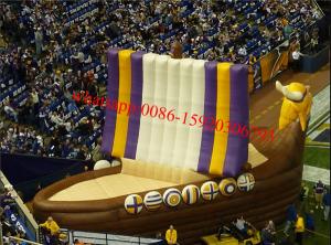 China End Zone Party Deck Inflatable Boat for football on sale