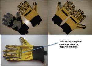 Quality S M L XL Driller Gloves With Finger Protection Heavy Duty for sale