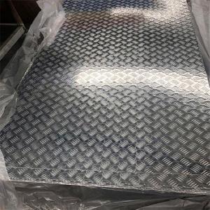 Quality 55% Aluminum Alloy Gi Chequered Plate Zinc Sheet Metal Galvanized 6m for sale