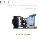 1000kg Capacity Air Cooled Small Flake Ice Machine For Home With Imported