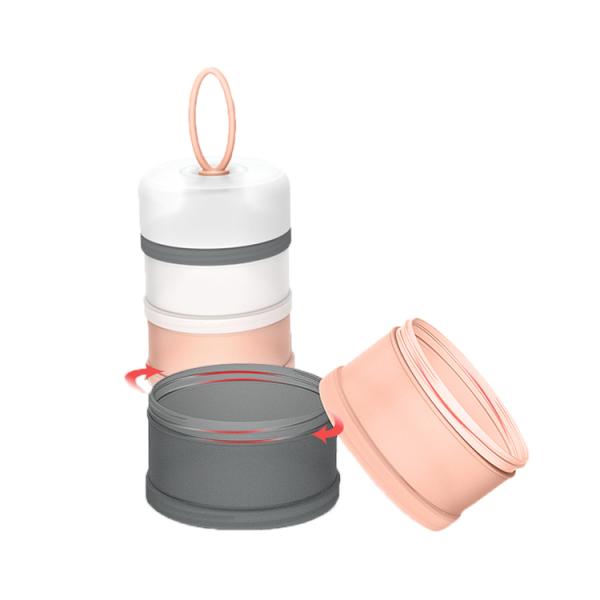 Non Spill Milk Powder Dispenser Container For Oatmeal Cornflour