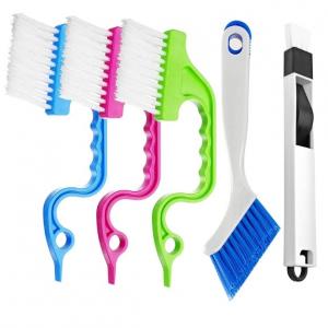Quality 5 Pieces Set Corner Cleaning Brush House Cleaning Brush Customized for sale