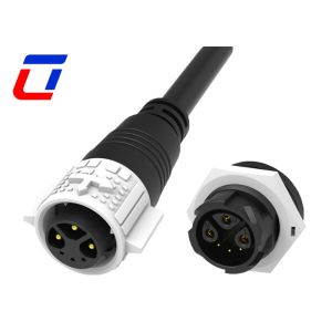 China Power Signal Waterproof Plug Socket 6 Pin Waterproof Landscape Lighting Connectors on sale