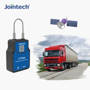Quality JT709A Small GPS Lock Keyless Remote Control Tamper Alert For Container Door Monitoring for sale