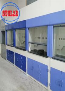 China Full Vertical Sash Opening Laboratory Fume Cupboard With Scrubber Tank on sale