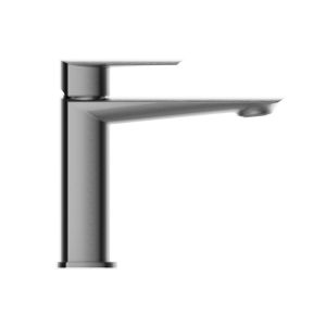 China Matte Black Waterfall Basin Mixer Tap Single Hole Bathroom Mixer on sale