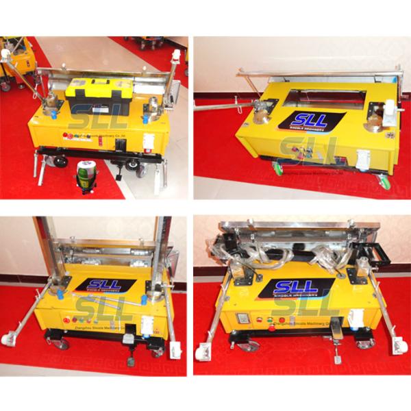 Remote Control Construction Plaster Machine / Automatic Plastering Machine For Wall
