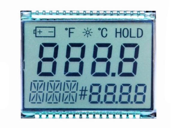 Buy Custom 4 Digit 7 Segment Numeric Display TN Reflective LCD Display For Meter Pin Connector at wholesale prices