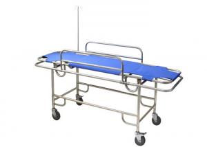 China Stainless Steel Emergency Stretcher Cart Hospital Patient Transfer Stretcher Trolley (ALS-ST001) on sale