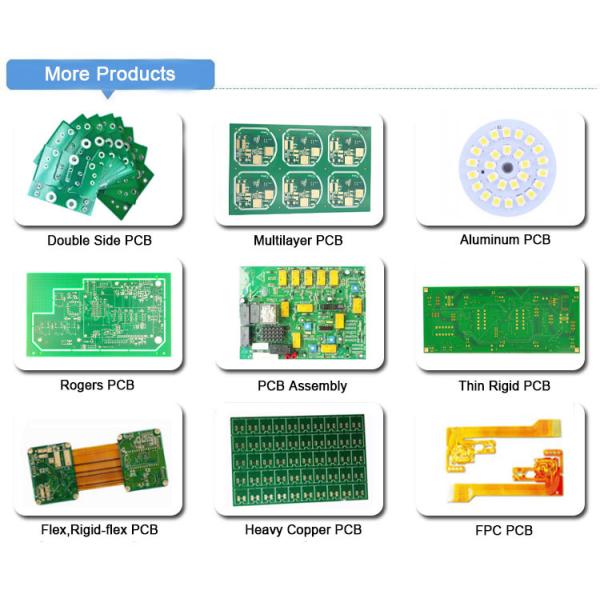 Half Plating Vias HDI Printed Circuit Board Motherboard White PCB 0.4mm