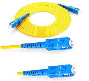 China SC/FC Fiber Optic Pigtail 3m ISO9001 Single Mode Fiber Jumper Cables on sale
