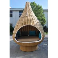 Durable Discount Rattan Furniture 7PCS Rattan Hanging Chair / Daybed With Round for sale