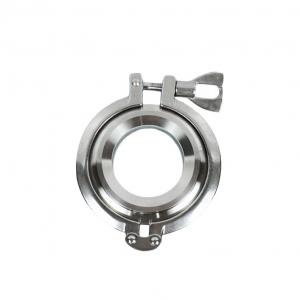 Quality ISO 9001 Certified Sanitary 304 316L Stainless Steel Clamp Connection End Sight Glass for sale