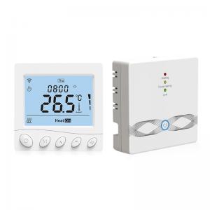 Quality Glomarket Digital Electronic RF Wall-Hung Boiler Tact Switch Operation Smart Wireless Thermostat Temperature Controller for sale