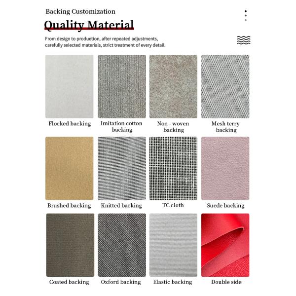 Hot-sale Pvc Various Lychee Grain Patterns Artificial Synthetic Leather Cheap Price Chair Sofa Shoes Car Foot Mat Faux Leather