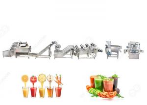 China Automatic Complete Fruit Pulp Processing Equipment Fruit Juice Manufacturing Equipment For Commerical CE Standard on sale