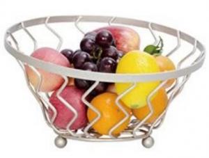 Quality Fashion Kitchen accessory Gift Basket,Wire Fruit Holder,Hanging Metal Fruit Basket for sale
