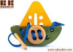 Hot sale eco-friendly unique handmade wooden toy boat for educational