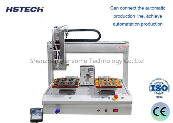 Buy 4 Axis Double Platform Automatic Soldering Robot With Programmable Soldering Parameters at wholesale prices