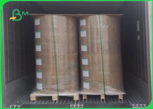 Quality PE Coated Kraft Paper Roll Brown Paper 50g Base Paper + 10g PE For Packaging for sale